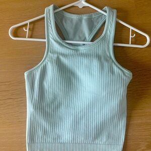 Ebb to Street cropped Racerback Tank Top size 4 MiMO color